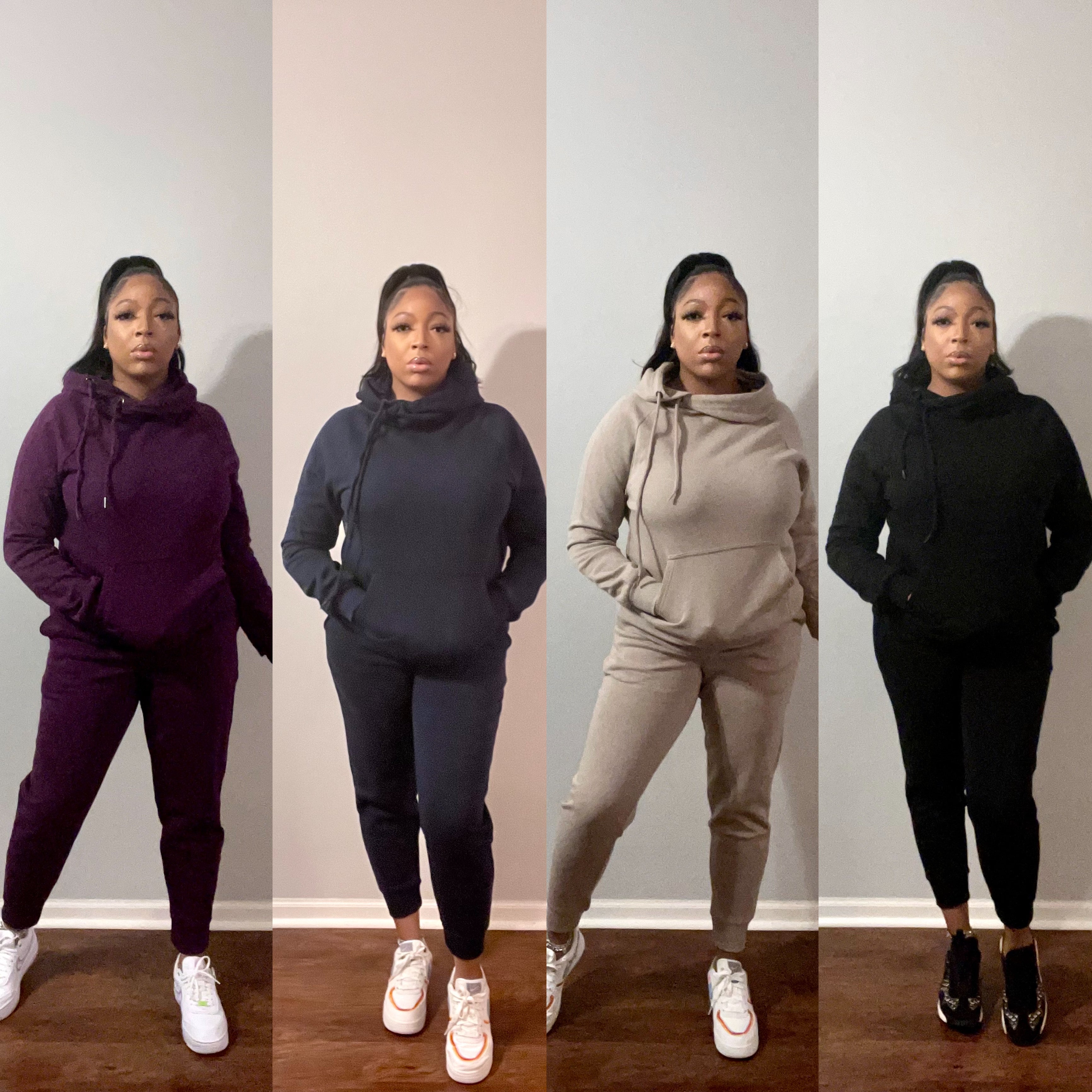 Side Tie Jogger Set